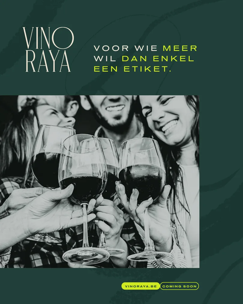 Vinoraya: voor wie meer wil dan enkel een etiket, met vrienden die klinken.