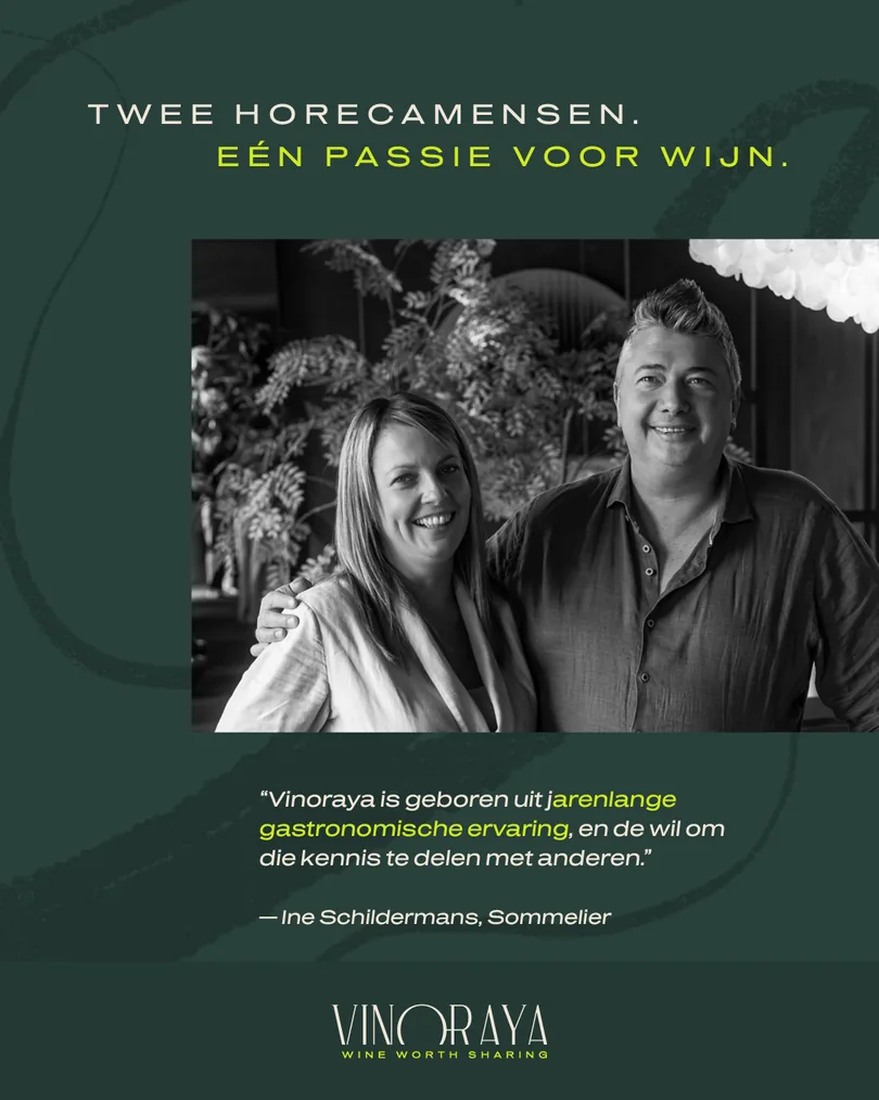 Vinoraya: twee horecamensen, één passie voor wijn.